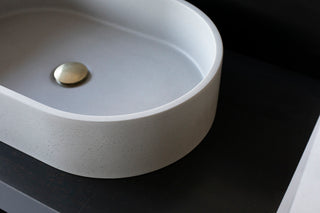 concrete vessel sink for bathroom