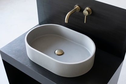 concrete vessel sink for bathroom