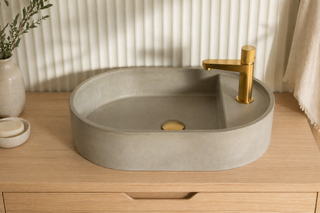 Waschbecken Wandmontage \ Halo Fusion \ Ziegelrot \