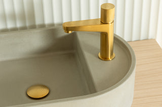 Waschbecken Wandmontage \ Halo Fusion \ Ziegelrot \