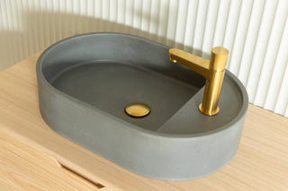 Waschbecken Wandmontage \ Halo Fusion \ Ziegelrot \
