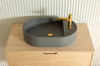 Waschbecken Wandmontage \ Halo Fusion \ Ziegelrot \