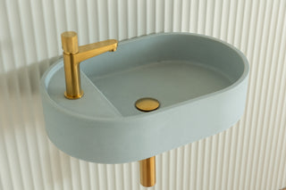 Waschbecken Wandmontage \ Halo Fusion \ Ziegelrot \