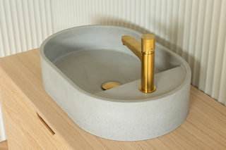 Waschbecken Wandmontage \ Halo Fusion \ Ziegelrot \
