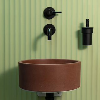 Aufsatzwaschbecken rund klein / Pfirsichrosa