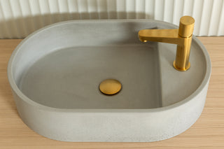 Waschbecken Wandmontage \ Halo Fusion \ Ziegelrot \