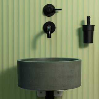 Aufsatzwaschbecken rund klein / Pfirsichrosa