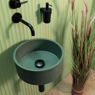 Aufsatzwaschbecken rund klein / Pfirsichrosa