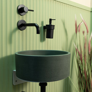 Aufsatzwaschbecken rund klein / Pfirsichrosa