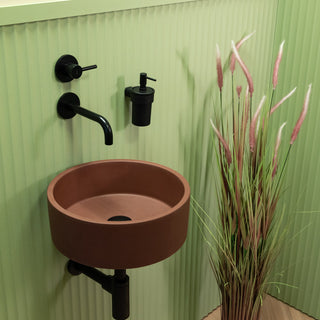 Aufsatzwaschbecken rund / Beige