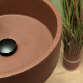 Aufsatzwaschbecken rund / Beige