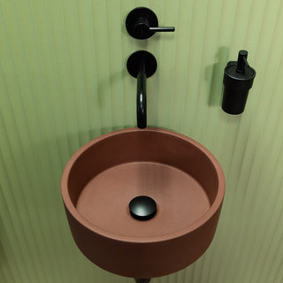 Aufsatzwaschbecken rund / Beige