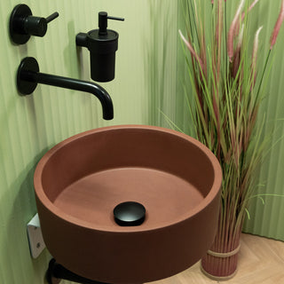 Aufsatzwaschbecken rund / Beige