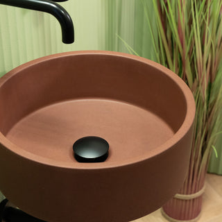 Aufsatzwaschbecken rund / Beige