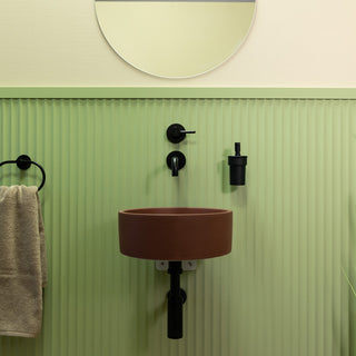 Aufsatzwaschbecken rund / Beige