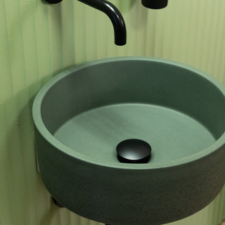 Aufsatzwaschbecken rund / Beige