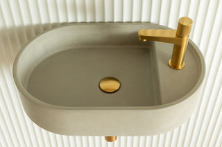 Waschbecken Wandmontage \ Halo Fusion \ Ziegelrot \