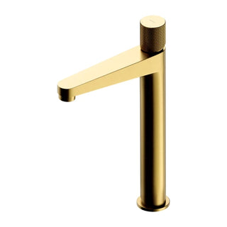 Omnires CONTOUR / tall basin mixer / Brushed Gold