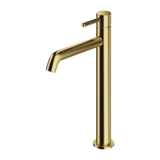 Omnires Y / tall basin mixer / Brushed brass